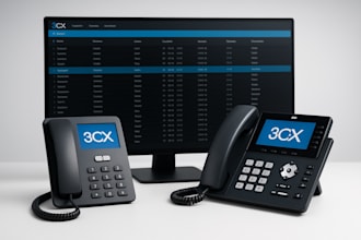 install your 3cx phone system, sip trunk telegram bot, auto dialer asterisk voip