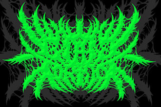 do black, slamming, brutal, death metal band logo
