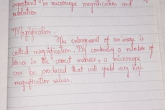 do handwriting notes and letters