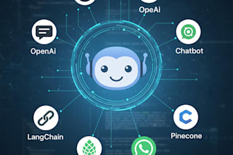 develop ai chatbot with chatgpt llm openai langchain pincone