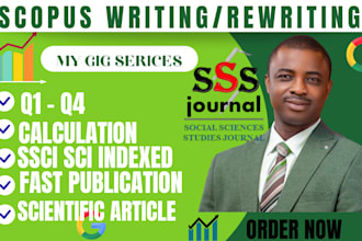 write rewrite publish article in top scopus, ssci, sci, ieee, wos journals