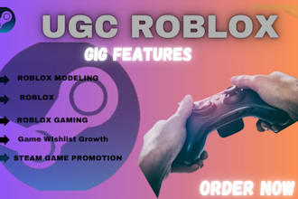 design custom roblox ugc model assets object for your game