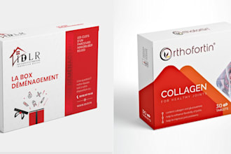 do product packaging design, box design, mailer box, subscription box and 3d