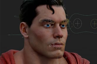 rig ue5 sci fi cinematic character, animated model, fully rig, animaze3d, unity