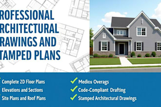 draw architectural drawings, framing or foundation plans, fire sprinkler design