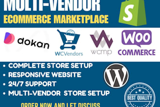 develop shopify multivendor build shopify ecommerce marketplace website