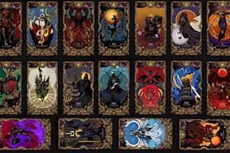 do spiritual oracle, horror tarot, zodiac tcg card deck layout, box, rulebook