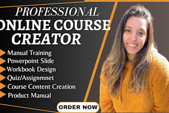 create training manual instruction manual training course content ppt slides sop