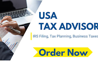 be USA tax advisor consultant, irs filing, tax planning, business taxes