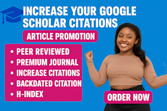 add google scholar citations referencing your research publications and journals