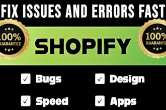 fix shopify bugs and do custom shopify liquid coding and development