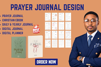 design journal workbook christian interior layout digital planner prayer journal