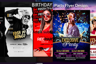 design birthday party grand opening kids birthday party invitation card or flyer