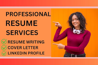 write or revamp resume, executive resume writing, CV, cover letter, linkedin