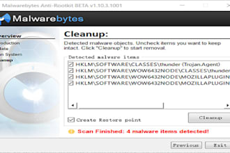 remove all malware botnets rootkits and keyloggers from your PC and laptop