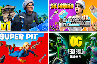 design high quality fortnite thumbnails for youtube and creative maps
