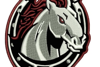professionally digitize your logo or image into dst, pes, jef embroidery