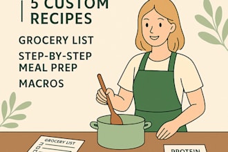 create custom meal plans, recipes, or food content