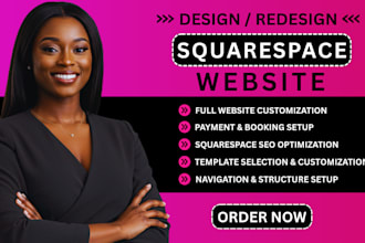 build squarespace website professionally, develop squarespace website