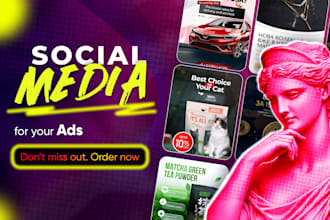 do facebook ads and ad images, ad creatives, instagram post