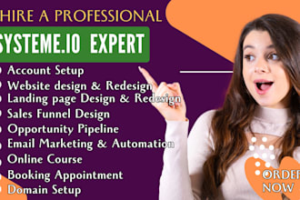 sales funnel in clickfunnels,systeme io, gohighlevel, kajabi landing page design