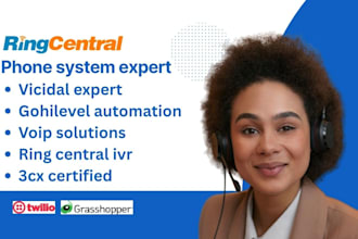 ringcentral ivr twilio aircall gohighlevel automation vapi ai agent phone setup