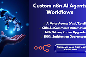 n8n ai agent API integration vapi ai automation make com workflow ghl chatbot