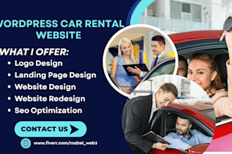 design car rental website rental website car dealership booking website