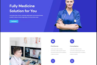 develop telemedicine website booking website doctor website