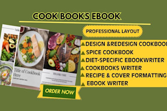 write quality cookbook recipe, cookbook design, cookbook formatting,