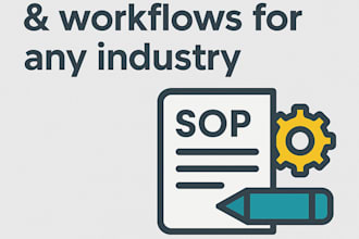 write professional sops and workflows