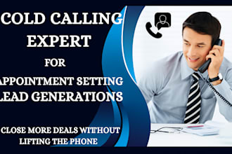 do cold calling and lead generation with appointment setting for your business