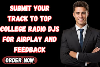 submit your track to top college radio djs for airplay and feedback