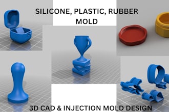 create and print ready 3d cad models 3d printing or injection molding projects