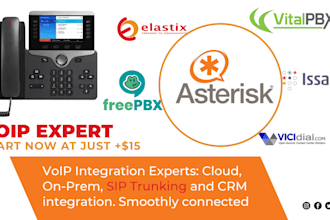 setup vicidial, asterisk, pbx system, isabel, magnus billing, sip route, 3cx
