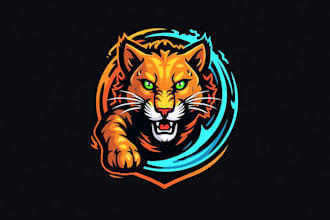 do make wild cat mascot logo for your company