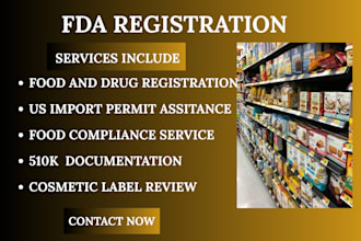 register your food facility with the fda and get your US import permit fast