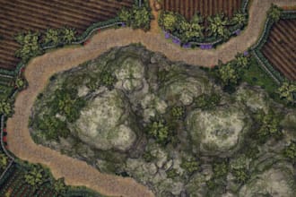create a high quality battle map for ttrp,dnd and games