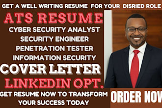 write cybersecurity resume security auditor, network administrator, cover letter