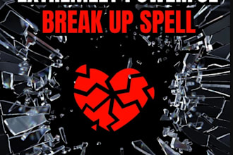 strong love break them up, permanently third party removal repair relationship