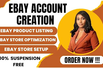 create ebay account, set up ebay shop, ebay seller, ebay listing SEO