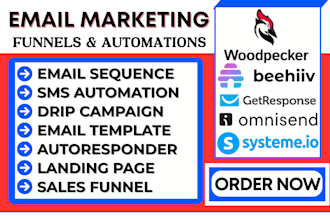 do email marketing autopilot omnisend campaign sms integration woodpecker drip
