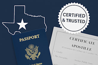 provide apostille and notary services fast turn around