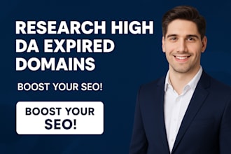 research high da expired domains and list them on top marketplaces