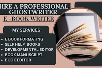 ghostwrite ebook, book formatting, book manuscript, book editing, memoir