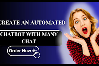 create an automated chatbot with many chat