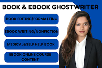ghostwrite proofread medical, wellness, fitness, and natural remedy ebooks