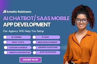 develop chatgpt ai mobile app or website ai saas app ai chatbot ai software