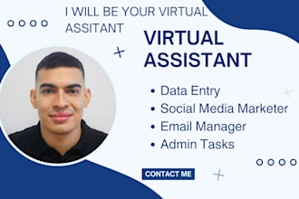 be your virtual assitant in english and spanish