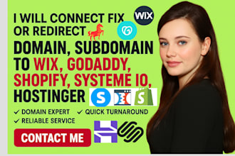 fix dns issues, error, connect domain, subdomain or redirect domain website url